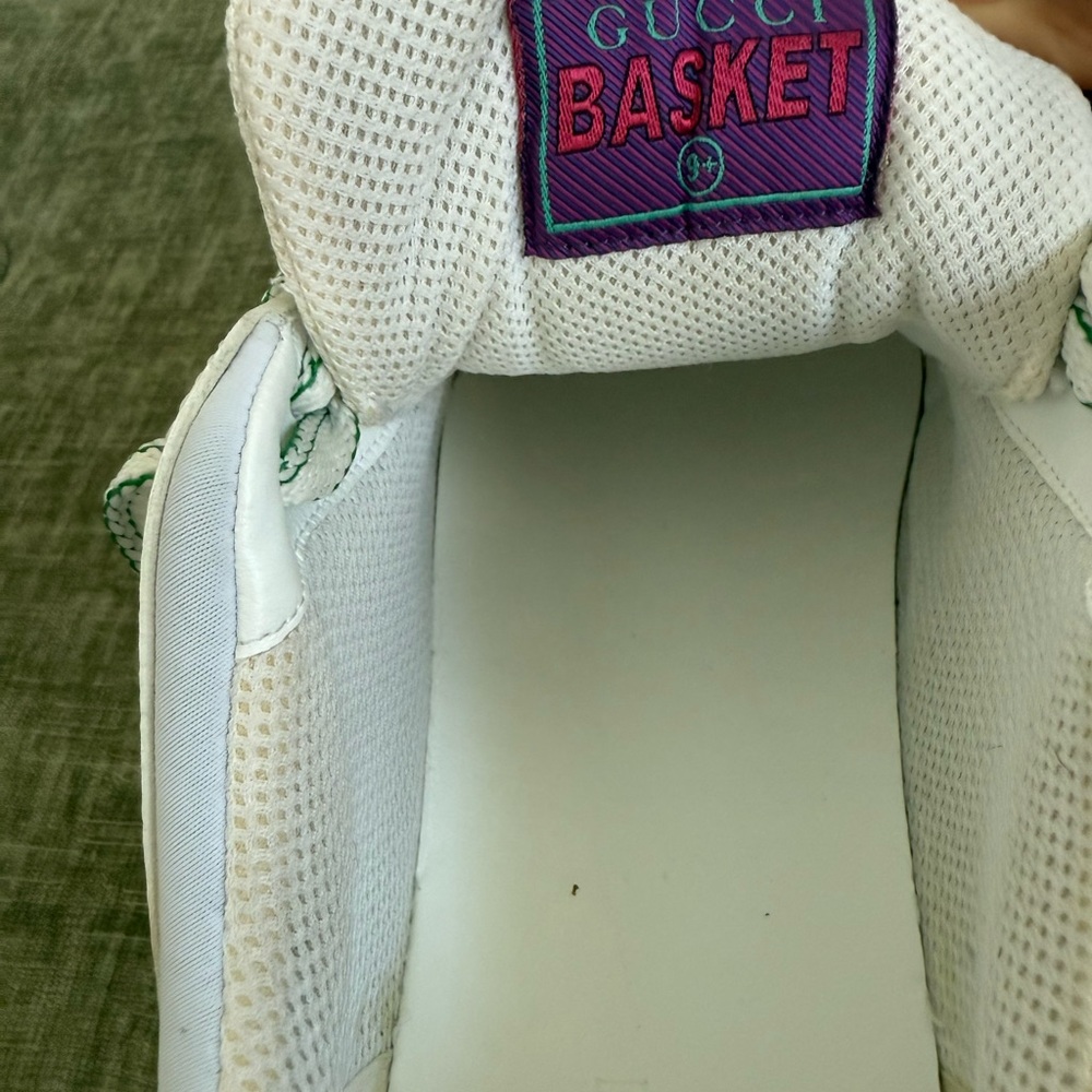 White and Green GUCCI Sneakers - Picture 10 of 10
